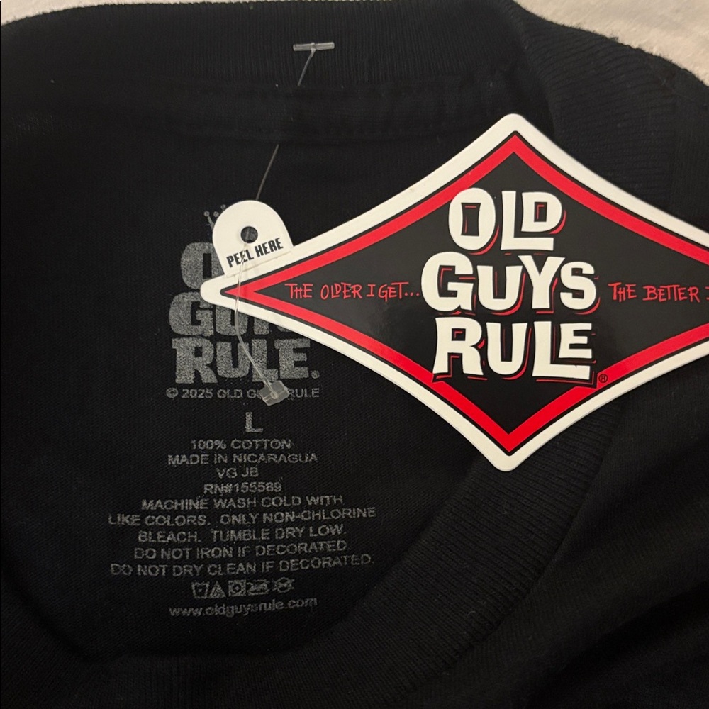 OLD GUYS RULE The Original Ancient Mariner BLACK SHIRT NWT - Large 🏴‍☠️ - Picture 4 of 9